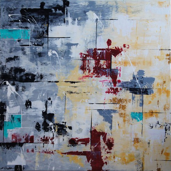 Urbanization (Diptych 200+ x 100 cm) XXXL (80+ x 40 inches)