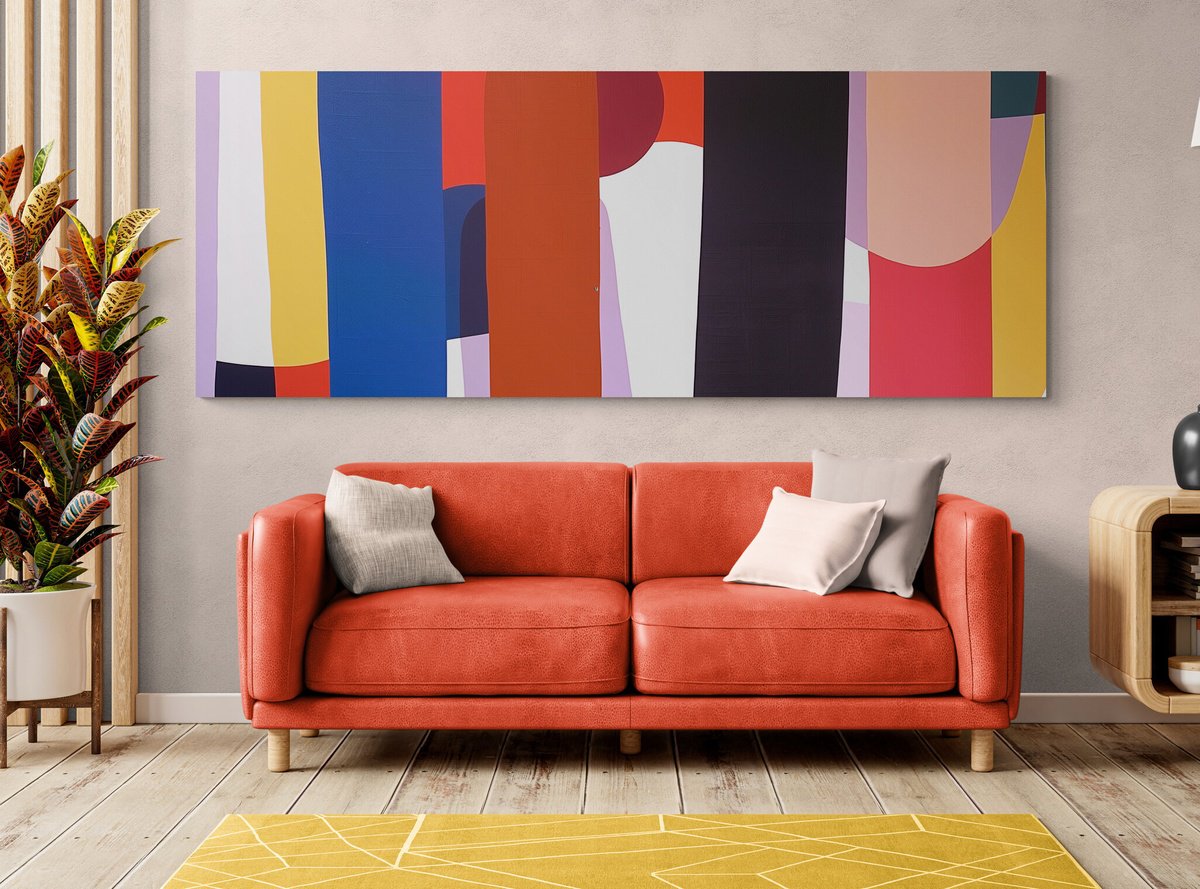  Change Of Plan #6 By V+V Kniazievi, 79 X 28, Artwork For Sale On Artfinder