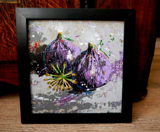 Figs Starwars  FRAMED - Still life - READY TO HANG Food Original