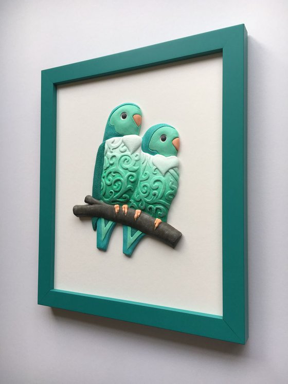 Green Lovebirds