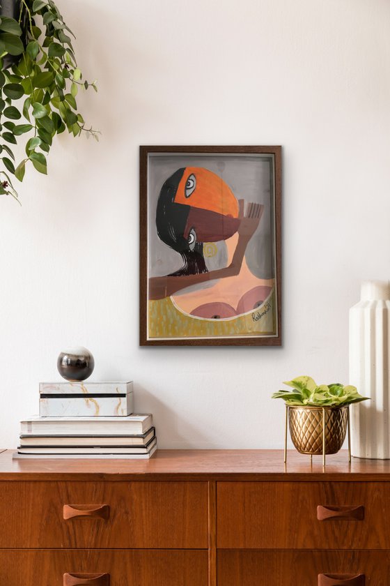 Thoughtful ( FRAMED)