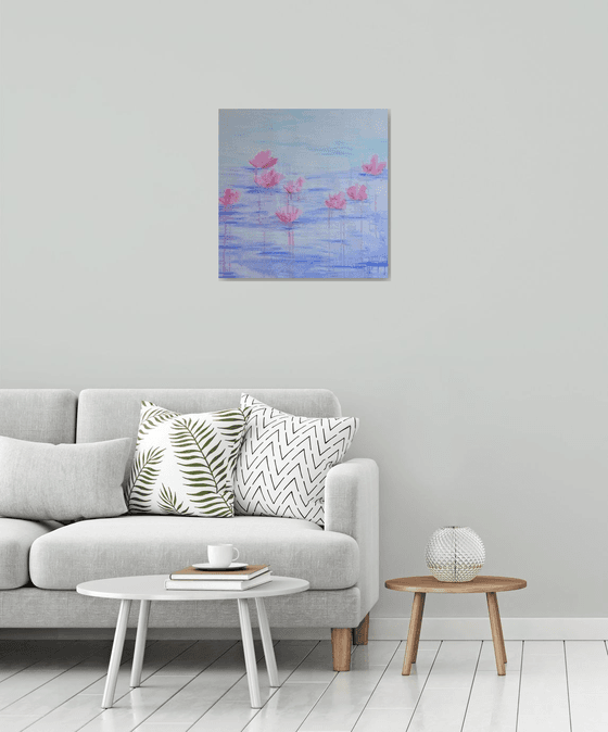 Lilies in Morning Light