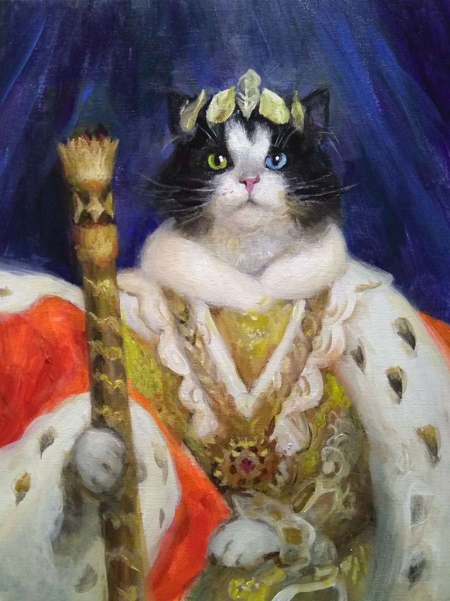 Cat King by HELINDA (Olga Muller)