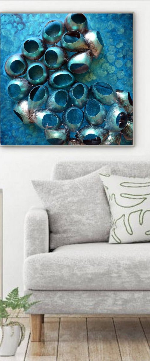 Fragmented Bubbles -3 by Swapna Namboodiri