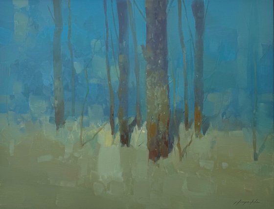 Trees in Turquoise