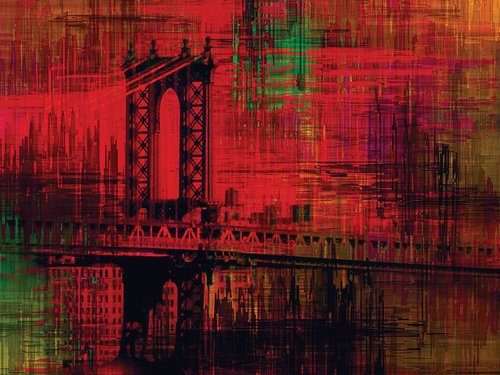 Texturas del mundo, Manhattan bridge, New York by Javier Diaz
