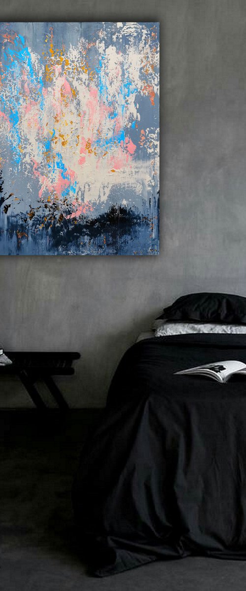 120x100cm. / Abstract painting / Abstract 1171 by Alex Senchenko