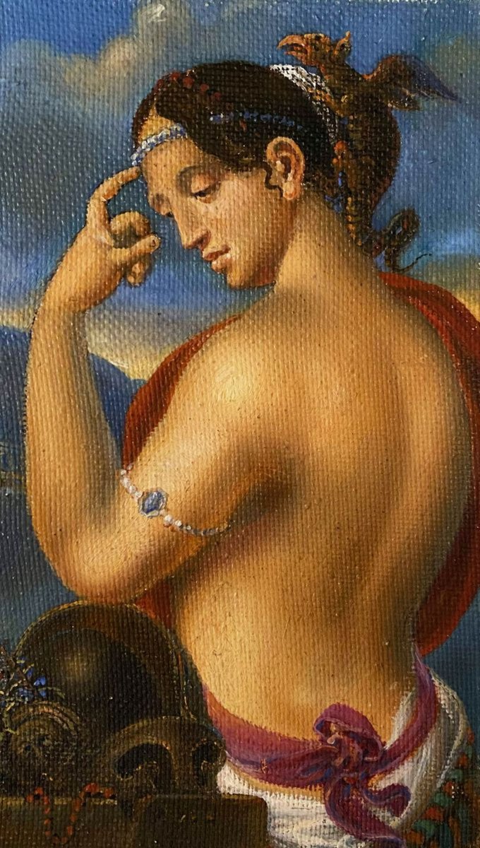 Impressionistic Landscape Oil Painting By Oleg And Alexander Litvinov, 6 X 10", Meditation, Original Artwork