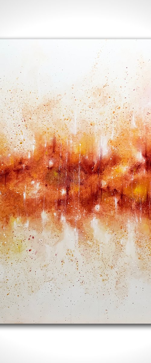Flaming Abstract by Carol Wood