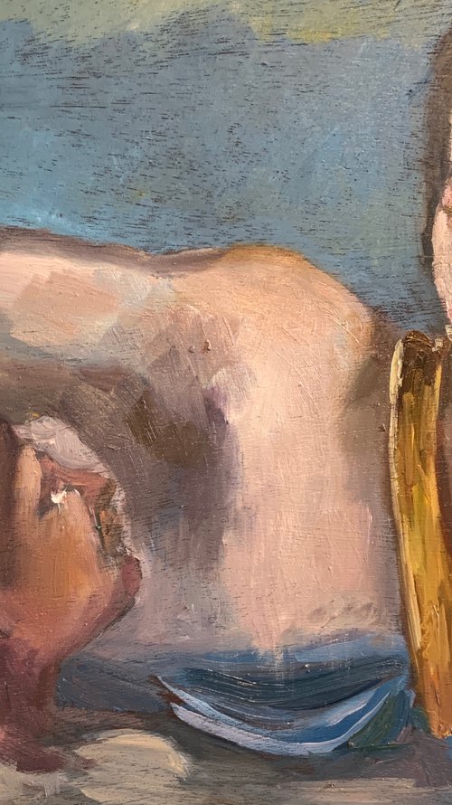 Titian Study in oil by Ryan  Louder