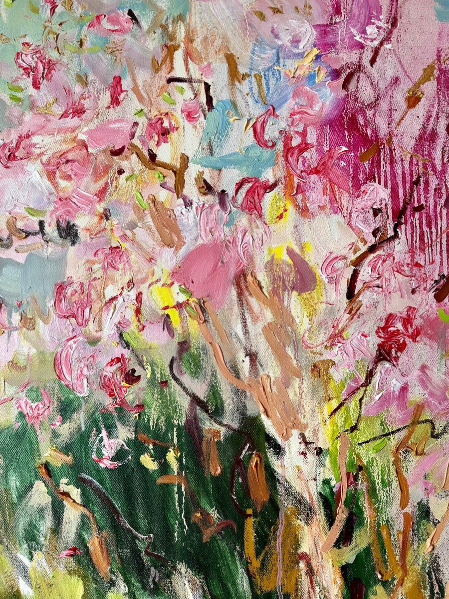 Spring tree Oil painting by Lilia Orlova-Holmes | Artfinder