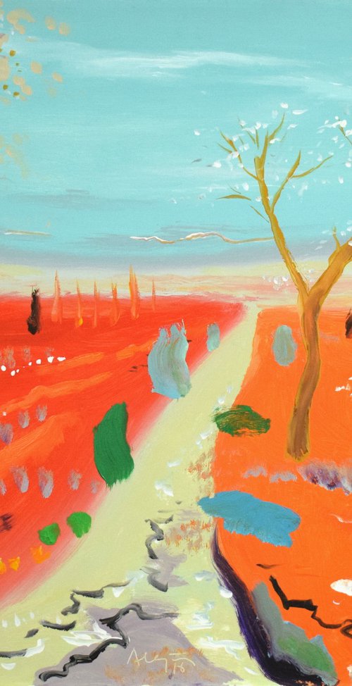 Red fields by Alejos