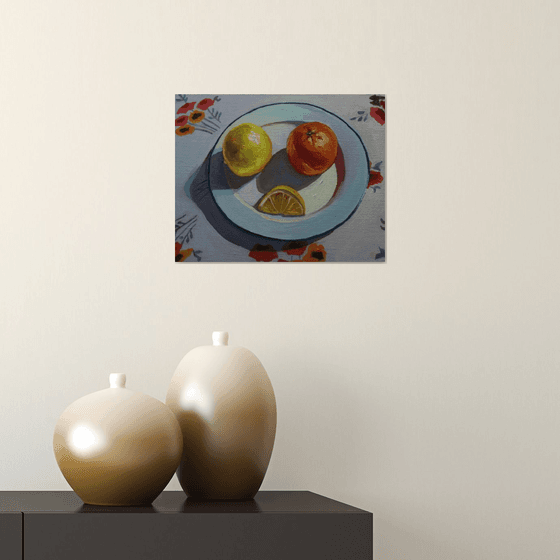 Still Life, With Patterned Cloth