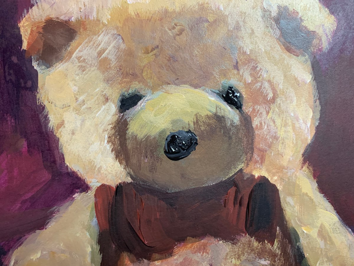 teddy acrylic paint