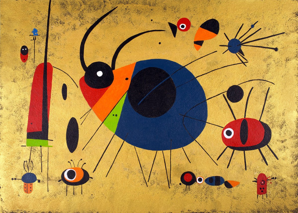 Essences (inspired by Joan Miro?) by Kosta Morr