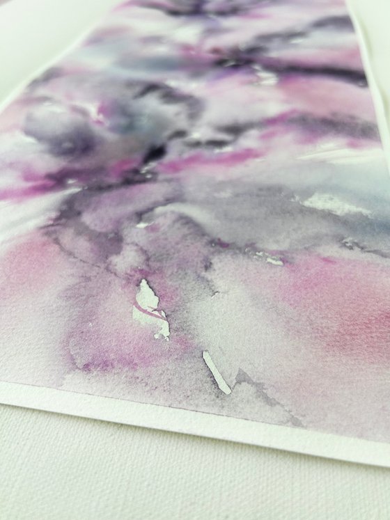 Abstract flower in pink colors