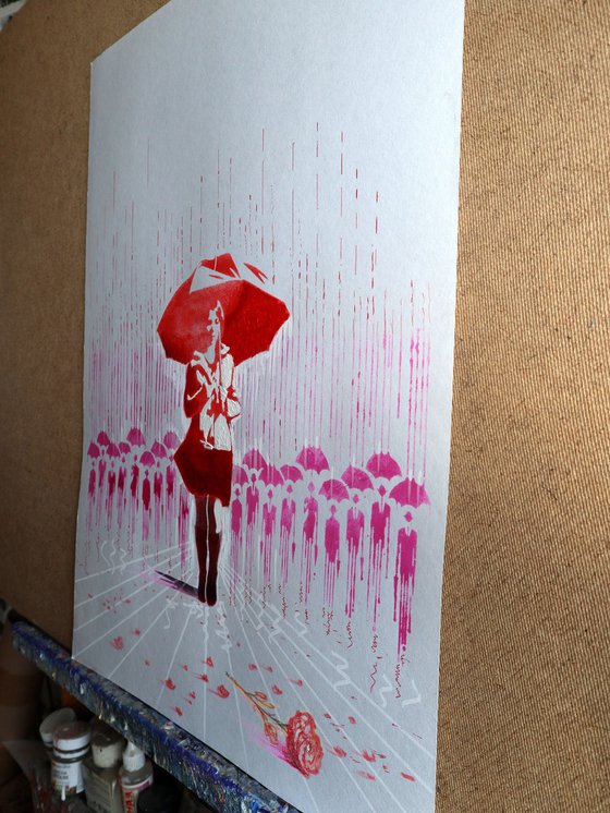 Fantasy with Flowers 336: paper 59x42cm