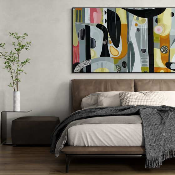 Geometric abstraction #4