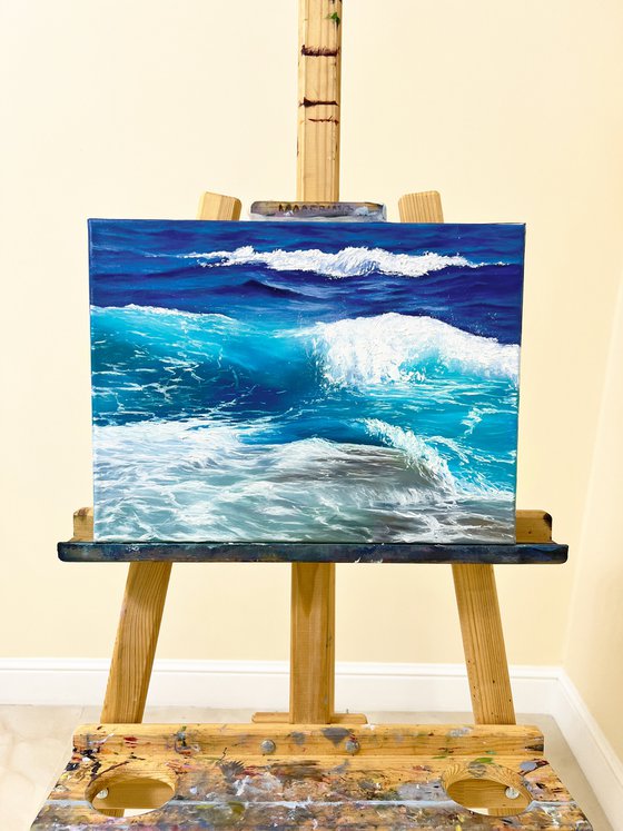 Sea breath, 40 x 30, oil on canvas