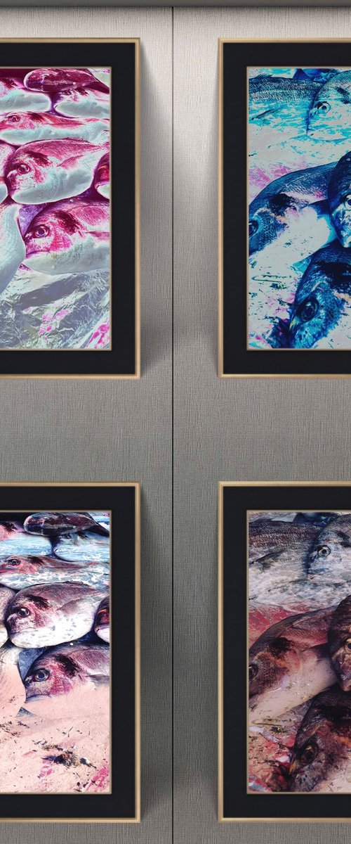 Photo Collage Colorful Fish by Yuliia Sharapova