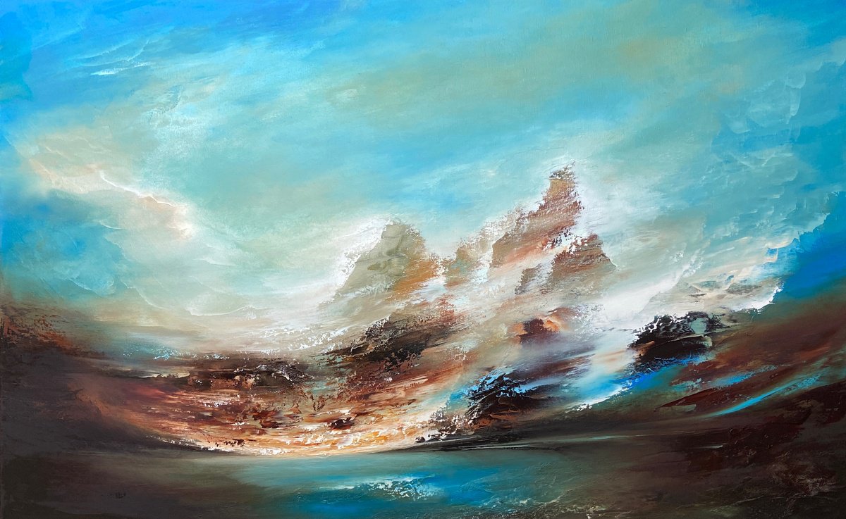 Orphic Ascent By Paul Kingsley Squire, 48 X 30, Artwork For Sale On Artfinder