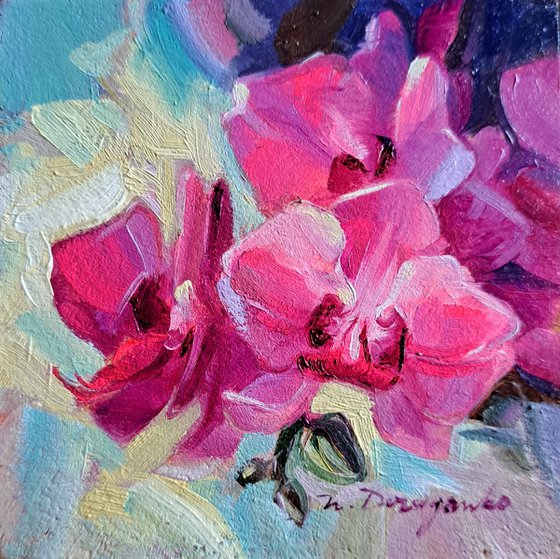 Orchid painting