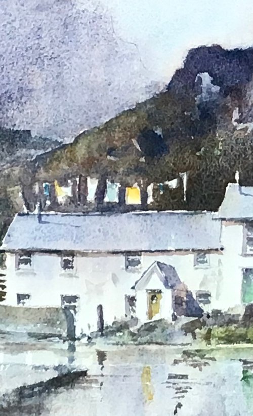 Washing day in Blaenau by Vicki Washbourne
