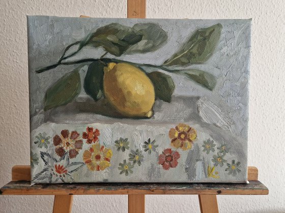 Still-life with fruit "Lemon"
