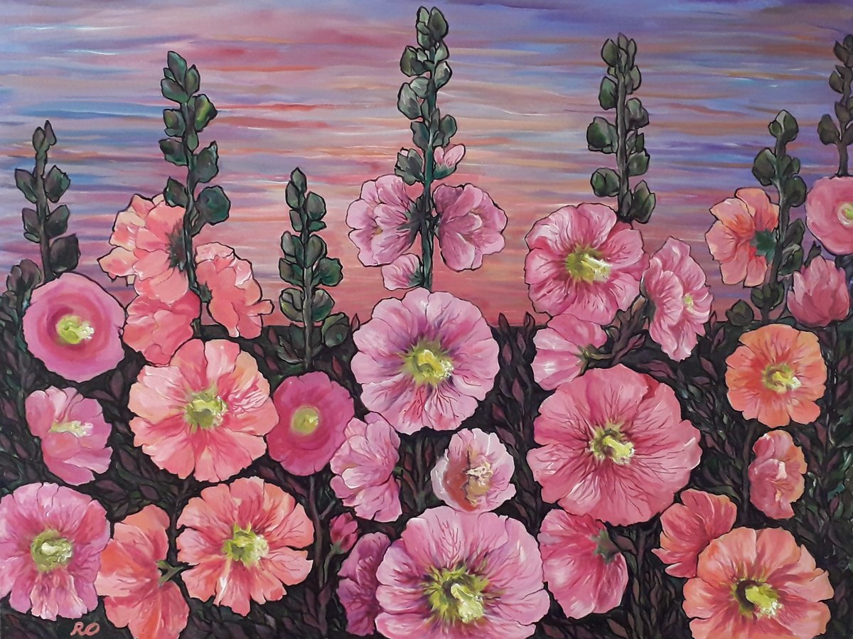  Mallows By Olga Rokhmanyuk | Roartus, 40 X 30, Artwork For Sale On Artfinder