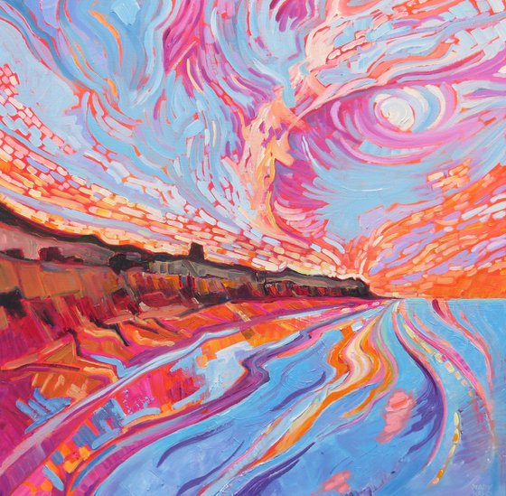 Swirling Norfolk Coastline