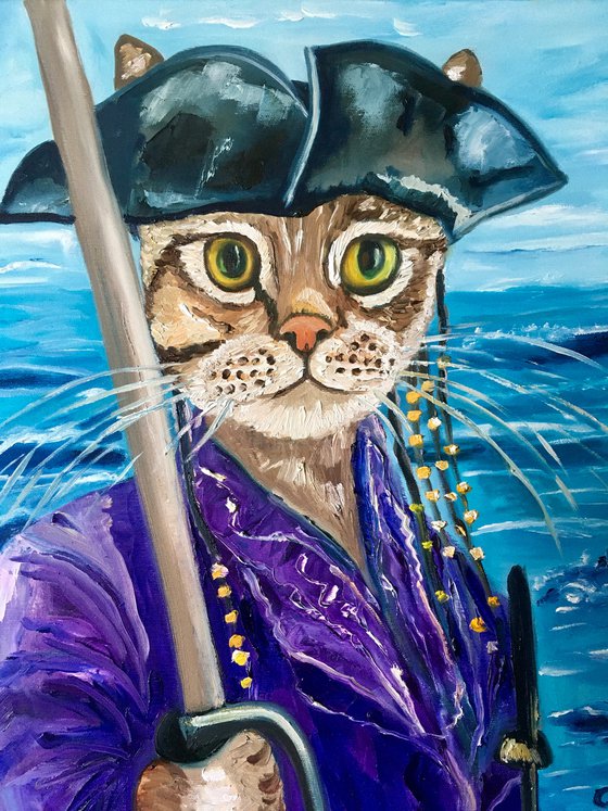 Troy The Cat Pirate of the Caribbean.