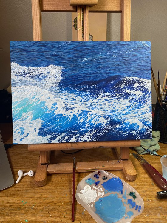 Blue Dream Original Oil Painting