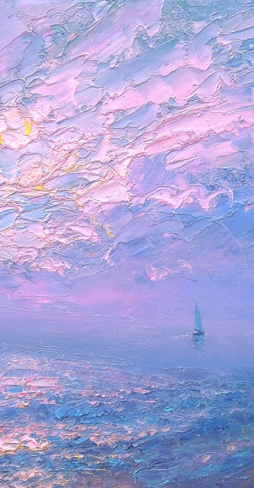 Pink sea by Dmitry Oleyn