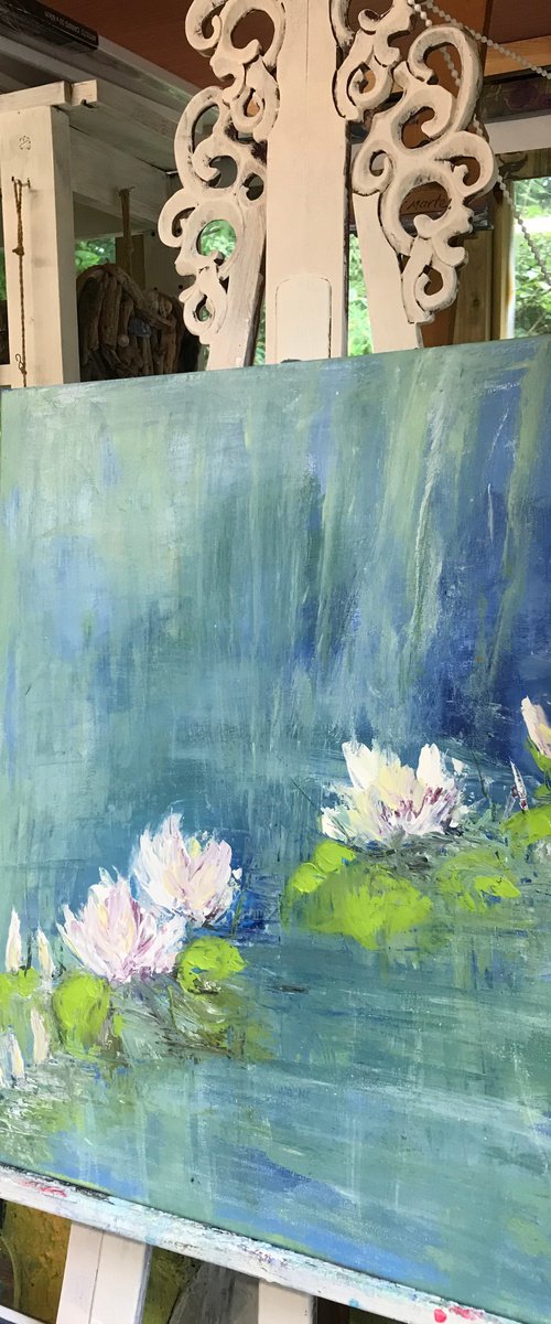 WATERLILIES by Maxine Anne  Martin