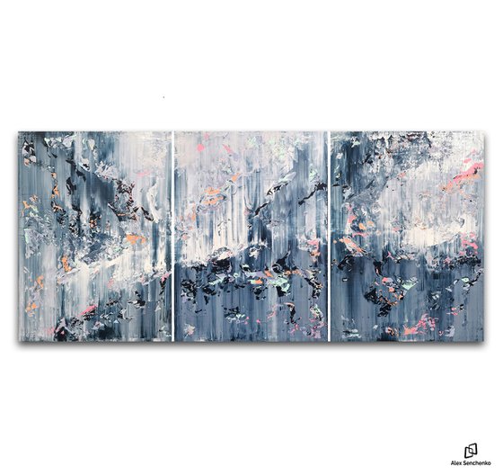 180x80cm. / Abstract triptych / Abstract 2276