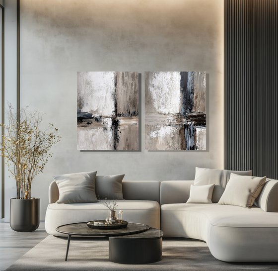 Timeless Balance Diptych set