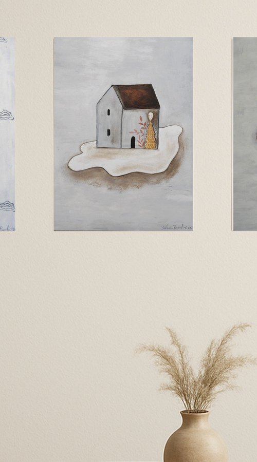 Clouds, set of 3 by Silvia Beneforti