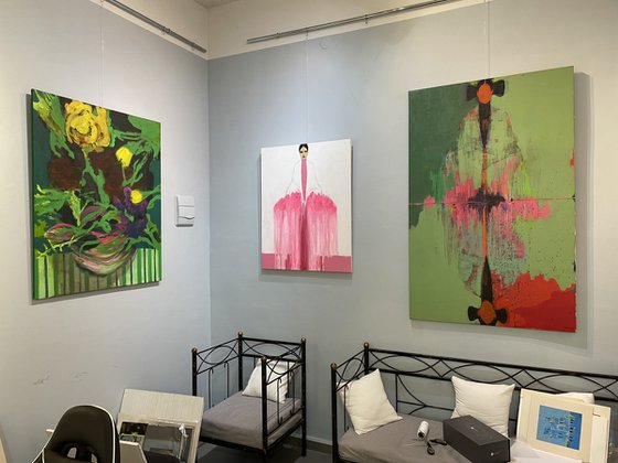 Green Figurative Abstract
