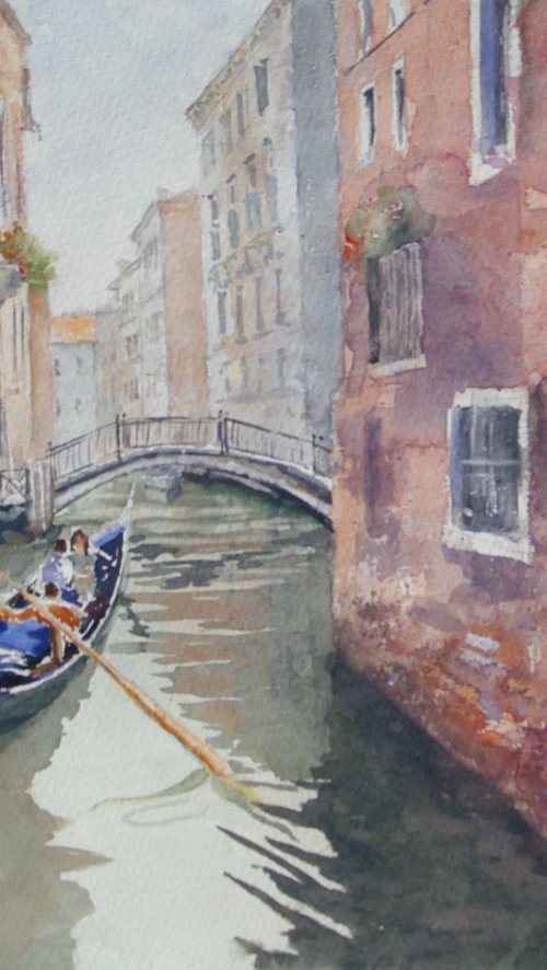 Via the Grand Canal by Elena Gaivoronskaia