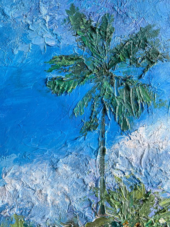 Bali Landscape Oil Painting