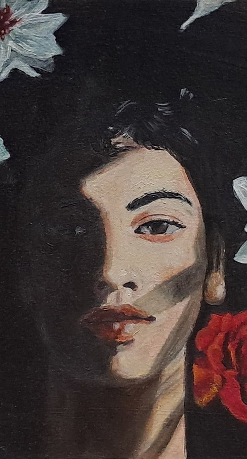 Entre la noche y las flores by Bonifacio Contreras Tovar.