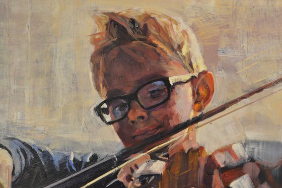 The violin child