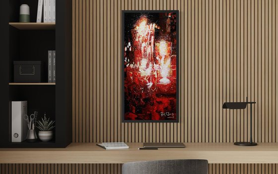 Candlelight and Wine Glasses