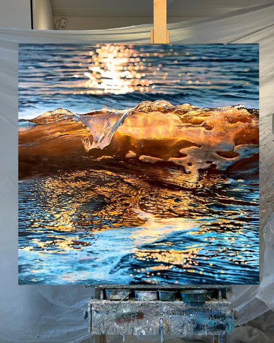 "AMBER LIGHT" - Original Oil Painting