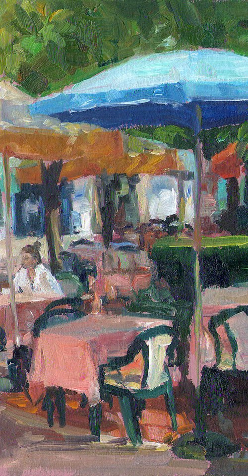 Café, morning by Vachagan Manukyan