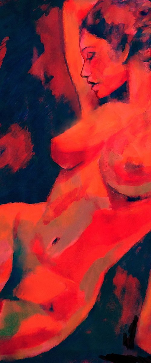 "Nude pause" by Helena Wierzbicki