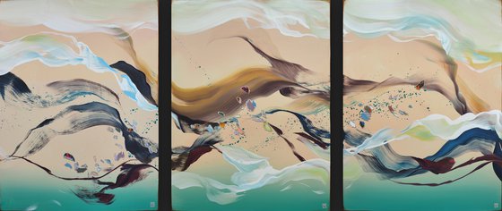 Resplendent By The Sea Triptych