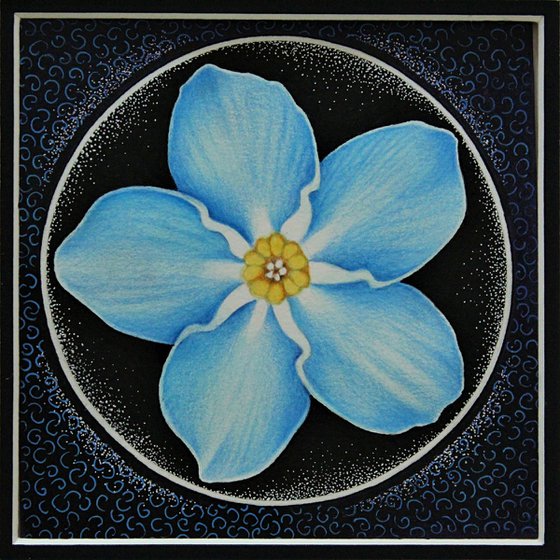 Forget Me Not Mandala