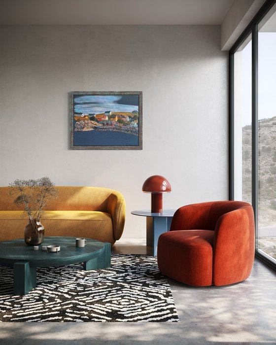 Denim series.Multicolor village