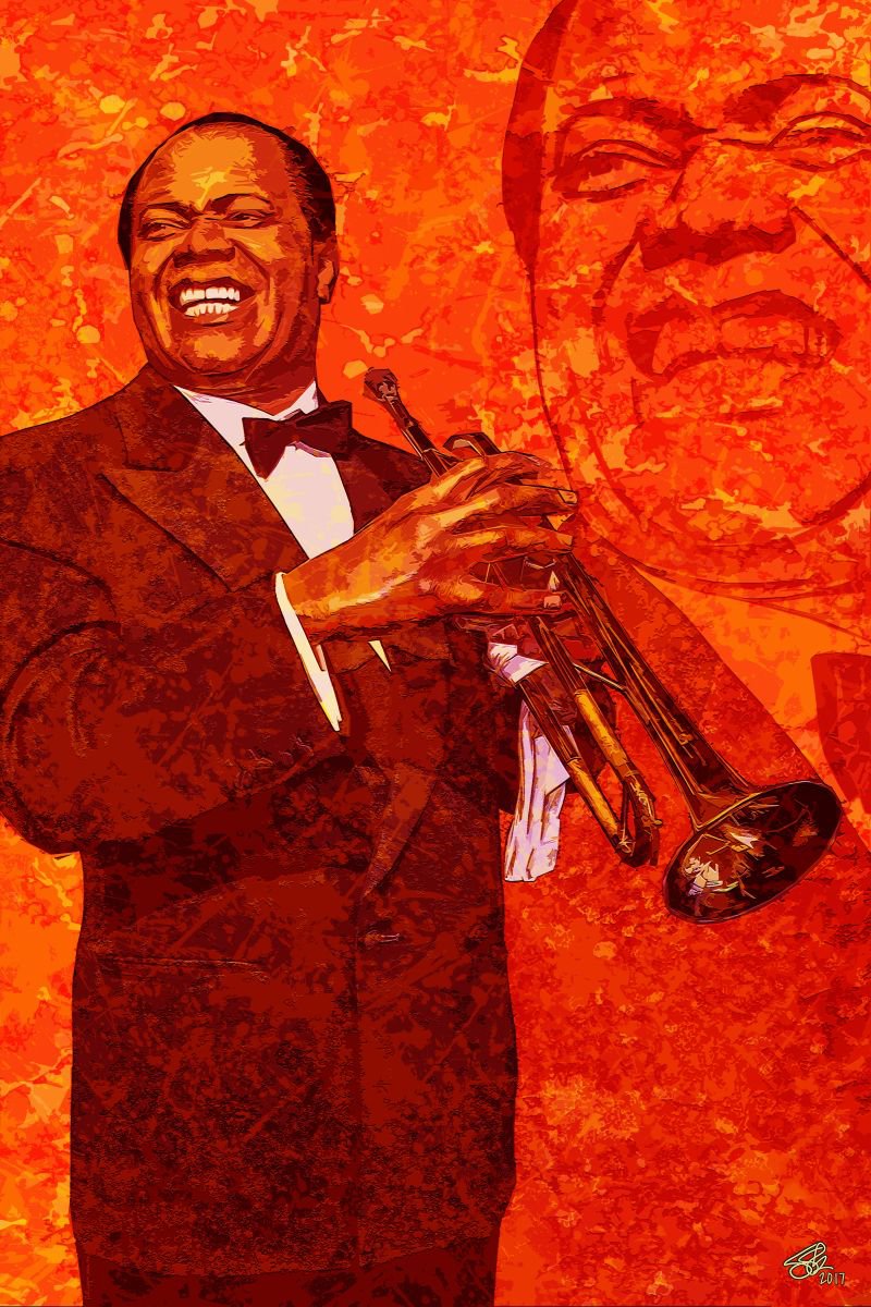 SATCHMO....HOTTER THAN THAT by Stephen Slack